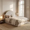 Discount Drawer BRIE Lit coffre en tissu avec rangements intégrés 160x200cm