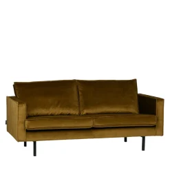 Hot Woood BRONCO Canapé 3 places vintage en velours
