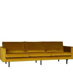 Discount Woood BRONCO Grand canapé 4 places vintage velours