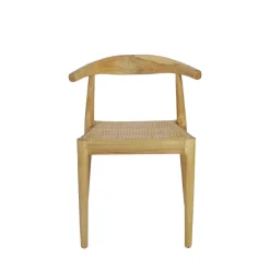 Online Drawer BUNGA Lot de 2 chaises en teck et cannage