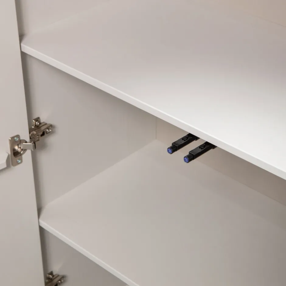Sale Woood CADIZ Buffet haut 2 portes en bois H135cm