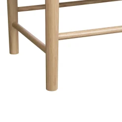 New No name CAHIR Buffet 3 portes en verre trempé et bois L132cm