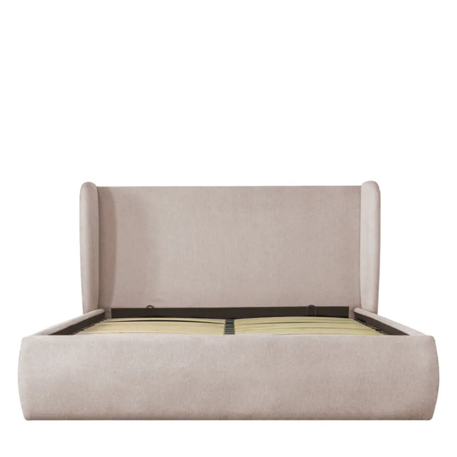 Best Drawer CALI Lit coffre en tissu 160x200cm