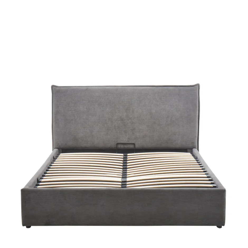 Sale Drawer CAMA Lit coffre en velours côtelé 140x190cm