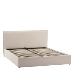 Best Drawer CAMA Lit coffre en velours côtelé 160x200cm
