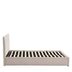 Best Drawer CAMA Lit coffre en velours côtelé 160x200cm