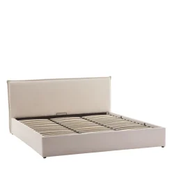 Hot Drawer CAMA Lit coffre en velours côtelé 180x200cm