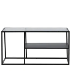 Clearance Venture Home CAMPINAS Table basse 2 plateaux en verre et métal