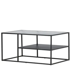 Clearance Venture Home CAMPINAS Table basse 2 plateaux en verre et métal
