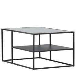 Clearance Venture Home CAMPINAS Table basse 2 plateaux en verre et métal
