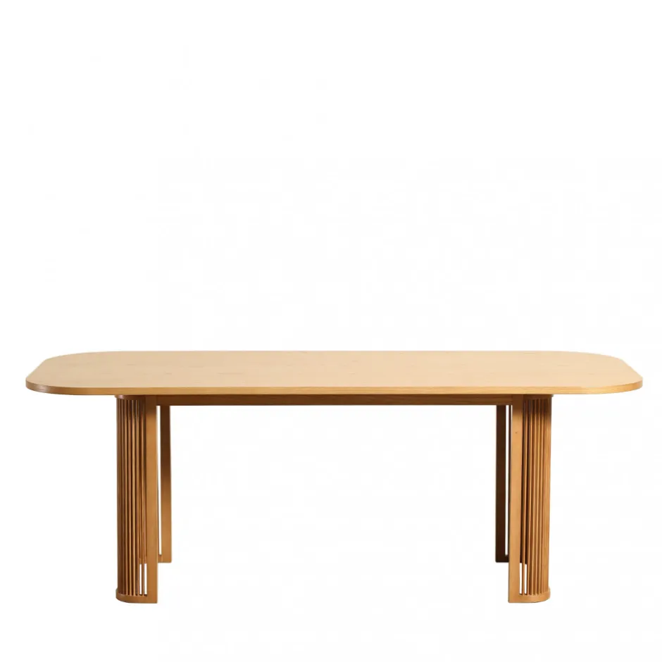 Discount Drawer CAPANATable à manger 8 personnes en bois