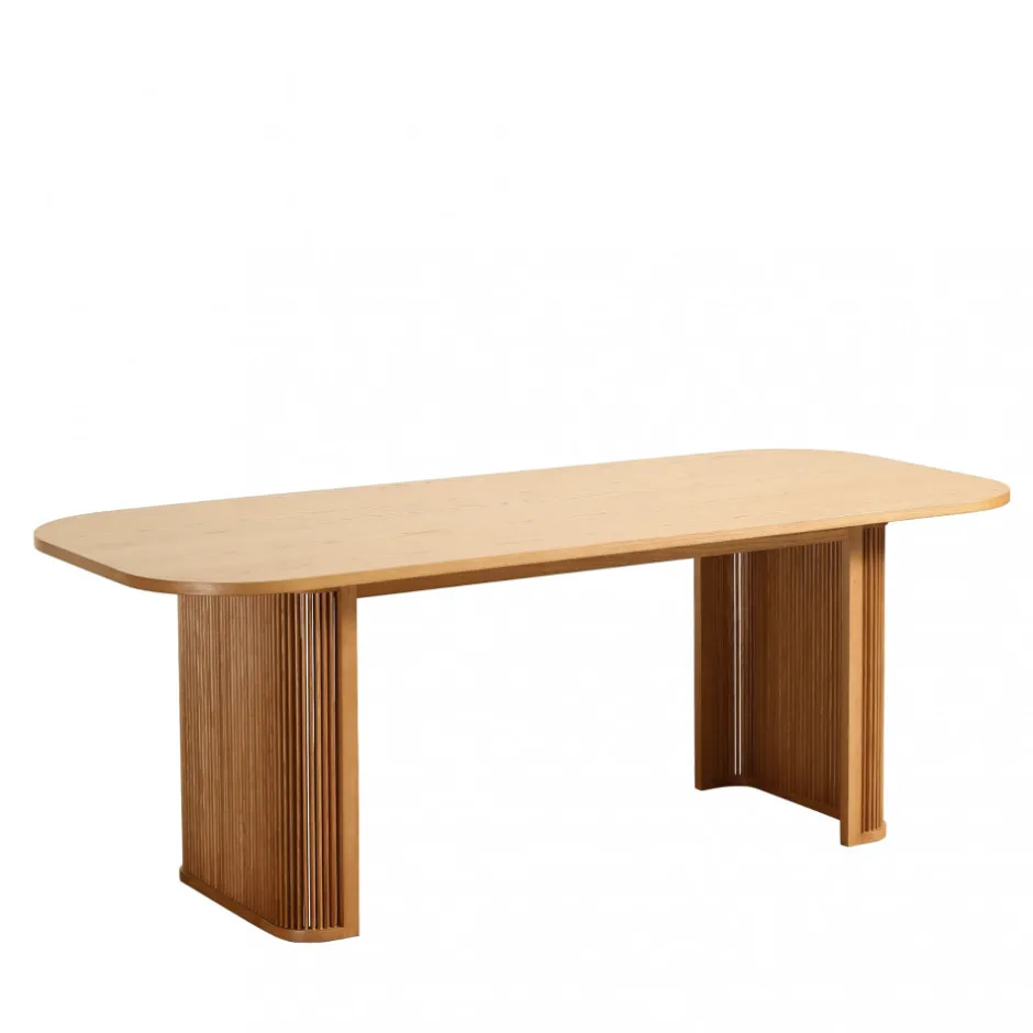 Discount Drawer CAPANATable à manger 8 personnes en bois