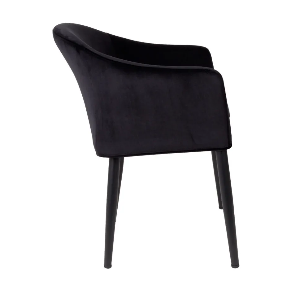 Discount No name CATELYN Fauteuil de table design en velours