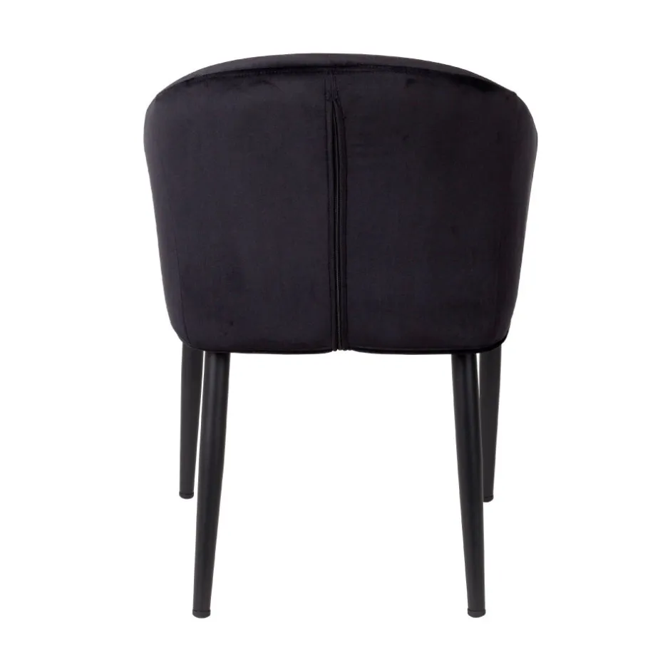 Discount No name CATELYN Fauteuil de table design en velours