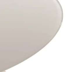 Hot Drawer CELESTE Table à manger 4 personnes ronde en verre trempé et métal ø120cm