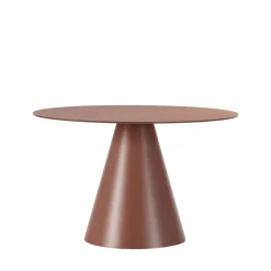 Hot Drawer CELESTE Table à manger 4 personnes ronde en verre trempé et métal ø120cm