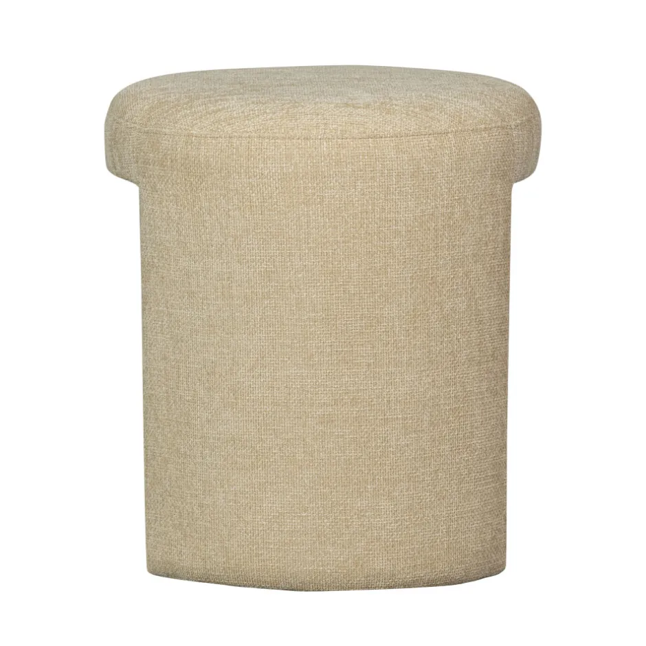 Hot Woood CHARLIE Pouf rond en tissu ø45cm