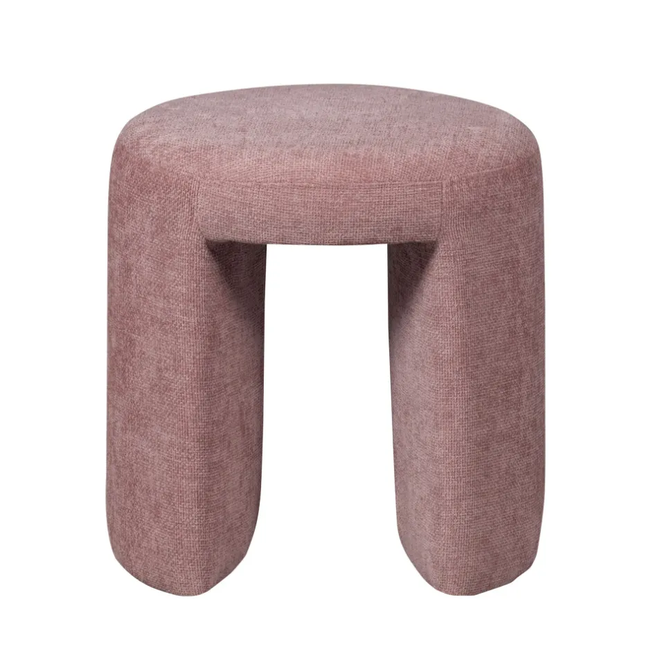 Hot Woood CHARLIE Pouf rond en tissu ø45cm
