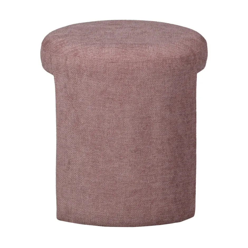 Hot Woood CHARLIE Pouf rond en tissu ø45cm