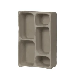 Woood CLAY Étagère murale en papier mâché 5 niches