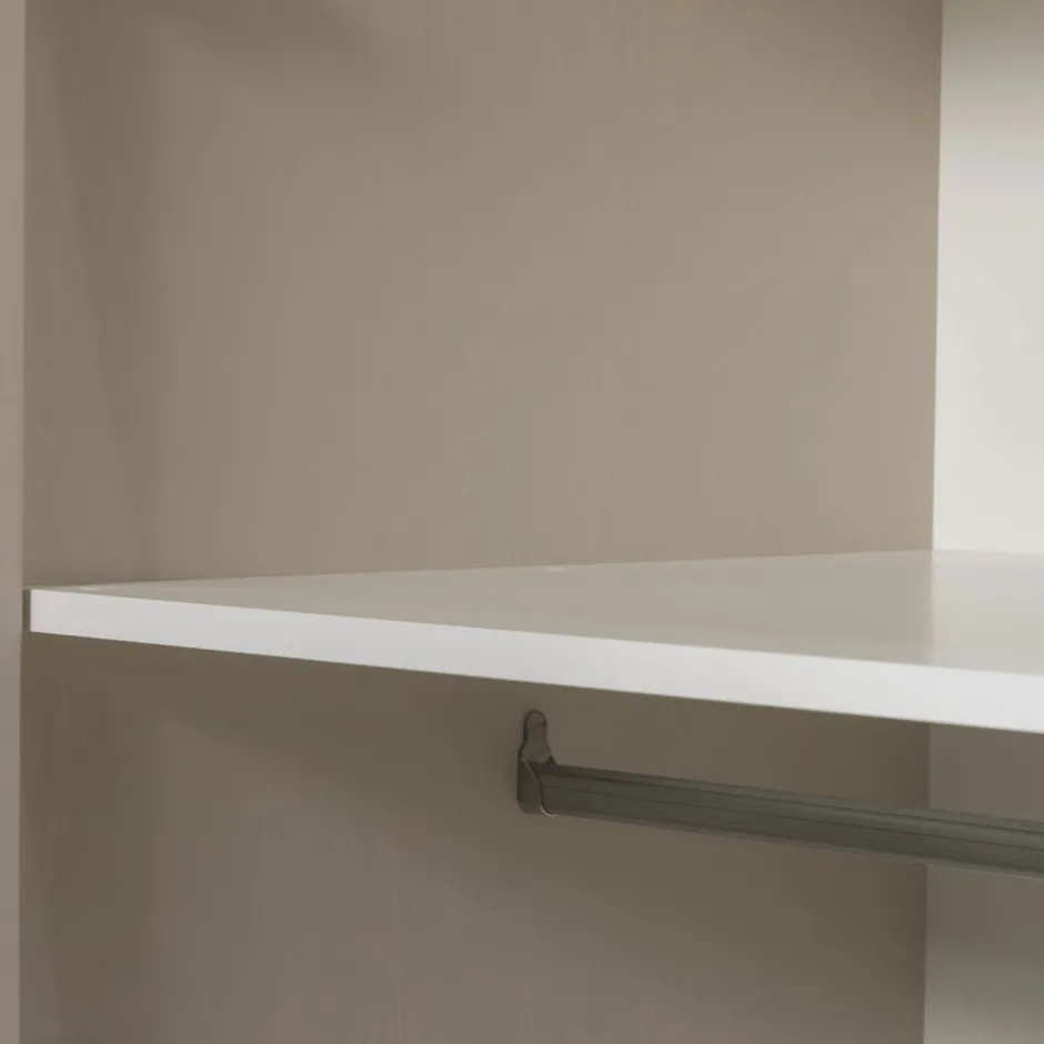 Discount Woood CONNECT Armoire en pin 2 portes 2 tiroirs