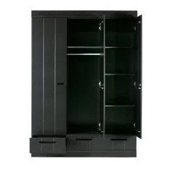 Clearance Woood CONNECT Armoire vestiaire 3 portes / 3 tiroirs