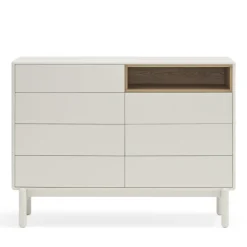 Online Teulat CORVO Commode 7 tiroirs 1 niche en bois L120xH90cm