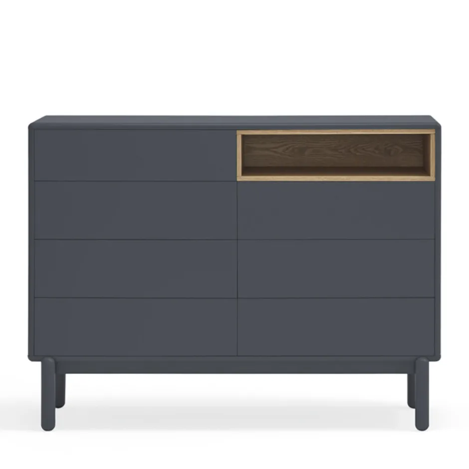 Online Teulat CORVO Commode 7 tiroirs 1 niche en bois L120xH90cm