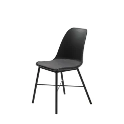 Sale No name CURVI Lot de 2 chaises en plastique et métal