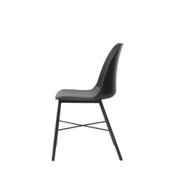 Sale No name CURVI Lot de 2 chaises en plastique et métal