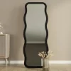 Outlet Drawer CURVI Miroir sur pieds en bois 50x160cm