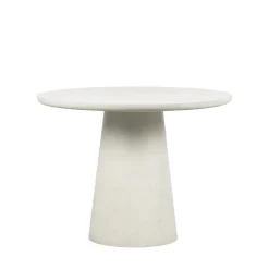 Best Woood DAMON Table à manger en fibre d'argile ø100cm