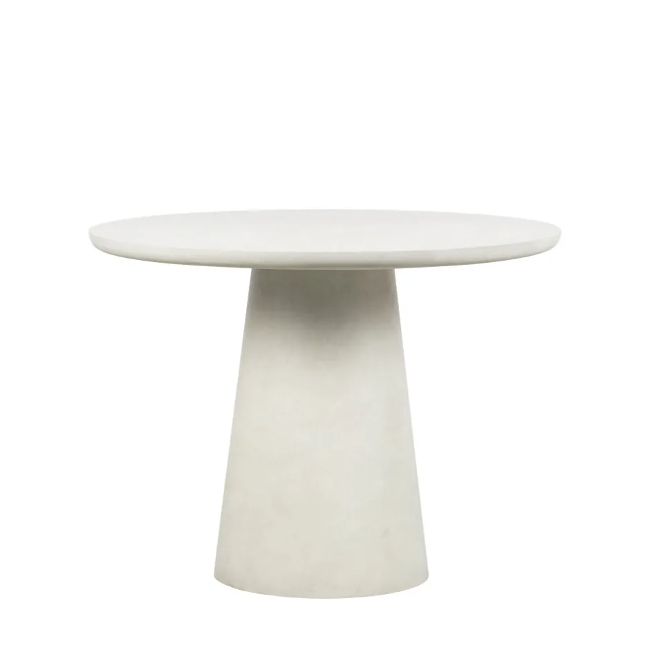 Best Woood DAMON Table à manger en fibre d'argile ø100cm