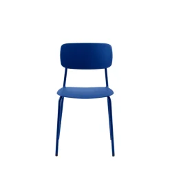 Discount No name ELIN Lot de 4 chaises en plastique et métal