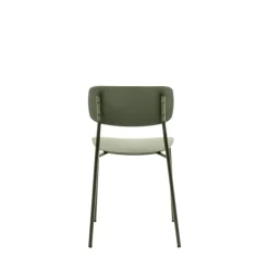 Discount No name ELIN Lot de 4 chaises en plastique et métal