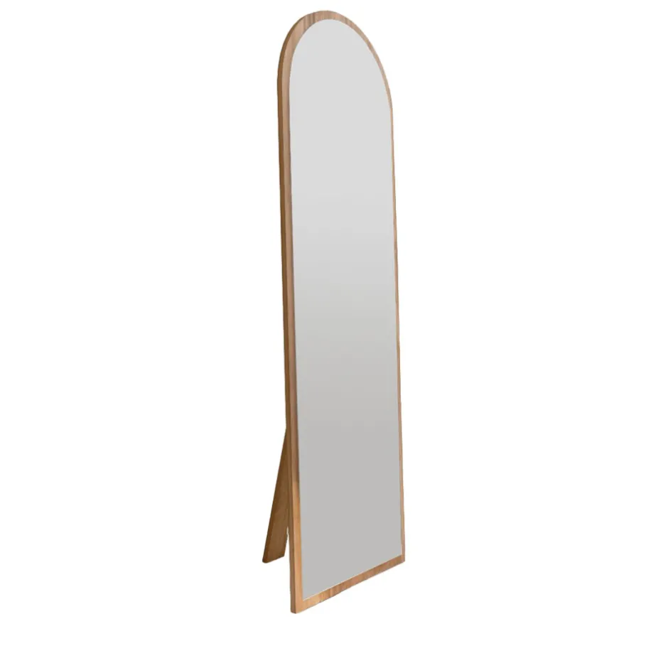 Online Drawer EMRI Miroir sur pieds en bois 50x160cm