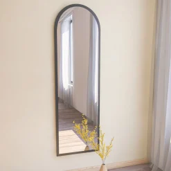 Online Drawer EMRI Miroir sur pieds en bois 50x160cm