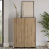 Discount Drawer ENARA Buffet haut 2 portes en bois H125cm