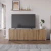 Best Drawer ENARA Meuble TV 4 portes en bois L180cm