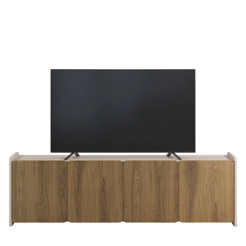 Best Drawer ENARA Meuble TV 4 portes en bois L180cm