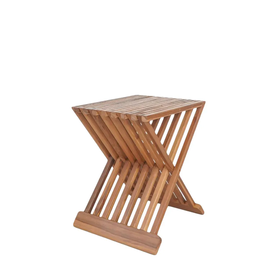 Best House Nordic ERTO Tabouret en teck H45cm