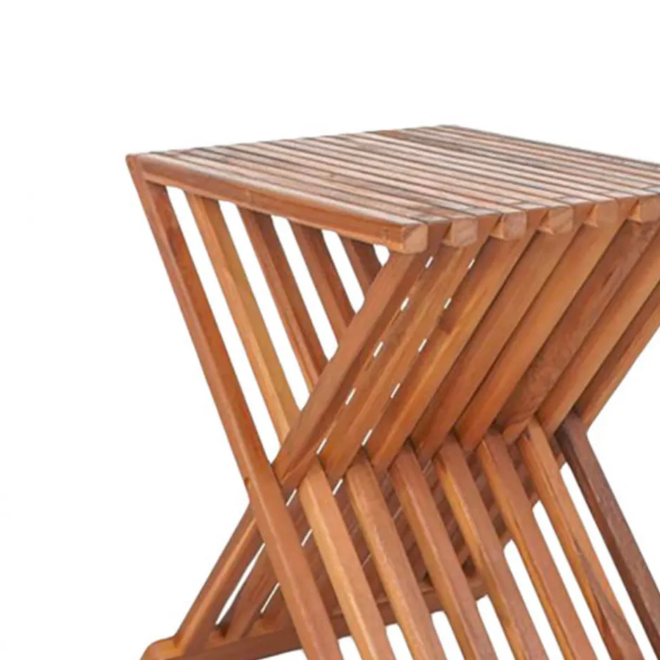 Best House Nordic ERTO Tabouret en teck H45cm