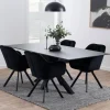 Discount Drawer EURAME Table à manger 8 personnes en céramique et métal