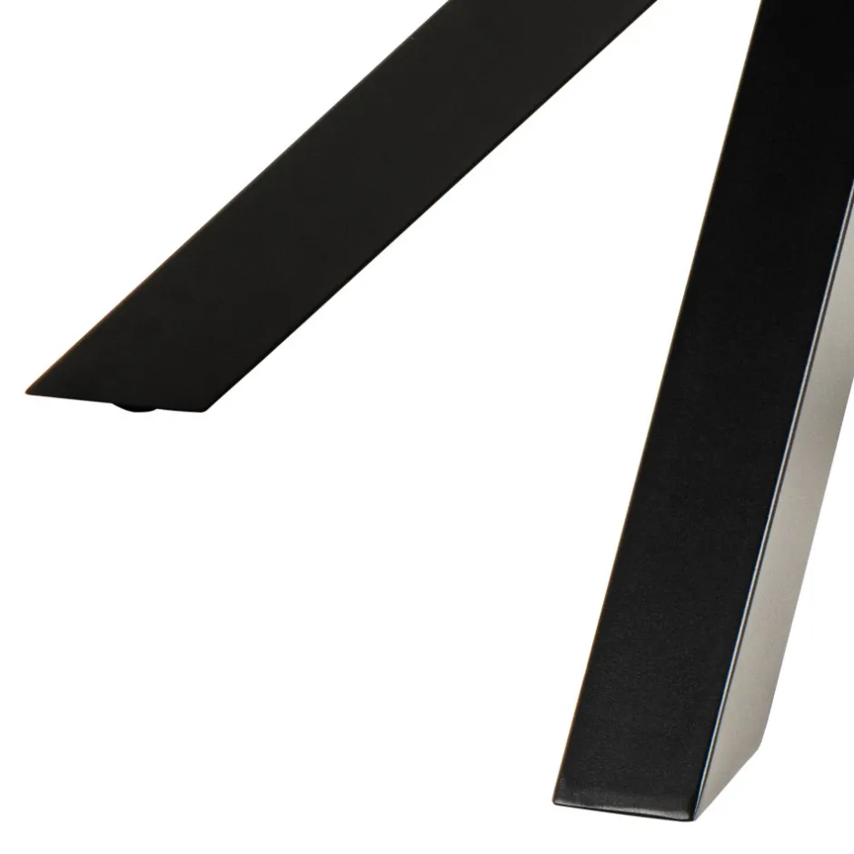 Sale Drawer EURAME Table à manger 4 places ronde en céramique et métal