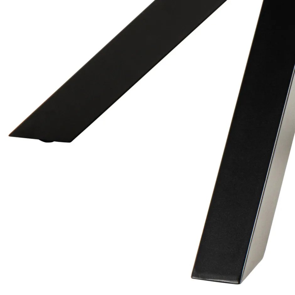 Sale Drawer EURAME Table à manger 4 places ronde en céramique et métal