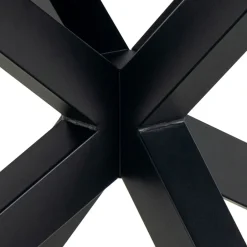 Discount Drawer EURAME Table à manger extensible 6 à 12 personnes en céramique et métal 200-240x100cm
