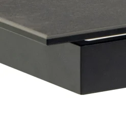 Discount Drawer EURAME Table à manger extensible 6 à 12 personnes en céramique et métal 200-240x100cm