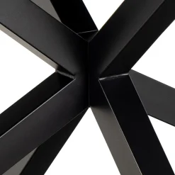 Discount Drawer EURAME Table à manger extensible 6 à 12 personnes en céramique et métal 200-240x100cm