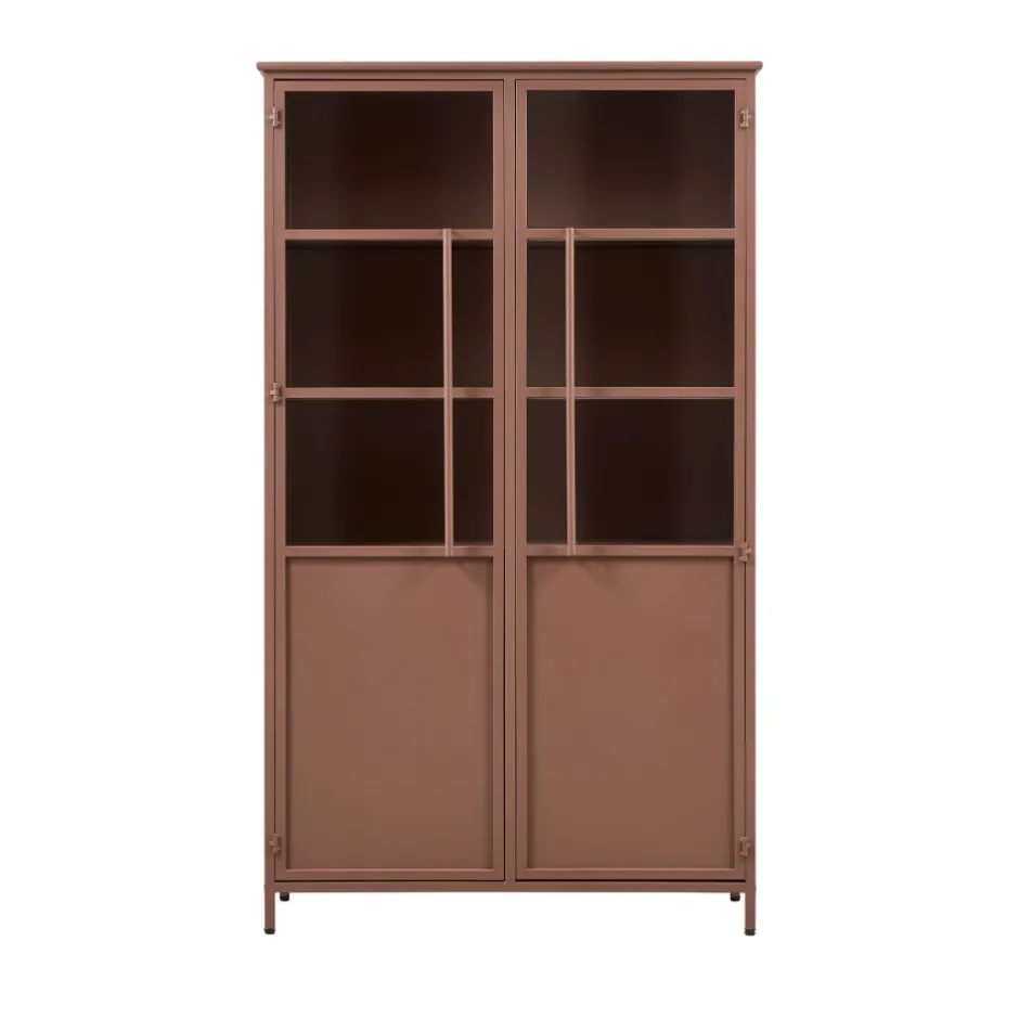 Sale Woood EXHIBIT Vitrine 2 portes en métal H170cm