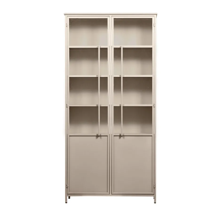 Clearance Woood EXHIBIT XL Vitrine 2 portes en métal H200cm